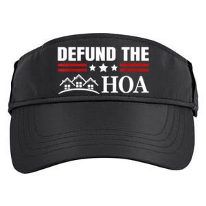 DEFUND THE HOA Homeowners Association Adult Drive Performance Visor