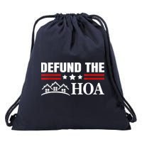 DEFUND THE HOA Homeowners Association Drawstring Bag