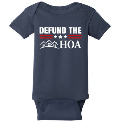 DEFUND THE HOA Homeowners Association Baby Bodysuit