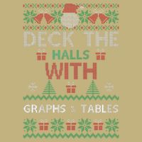 Deck The Halls With Graphs And Tables Christmas Xmas Pajamas Cooling Performance Long Sleeve Crew