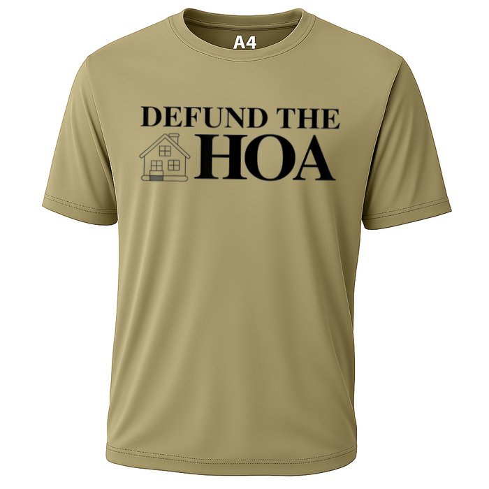 DEFUND THE HOA Homeowners Association Design Cooling Performance Crew T-Shirt