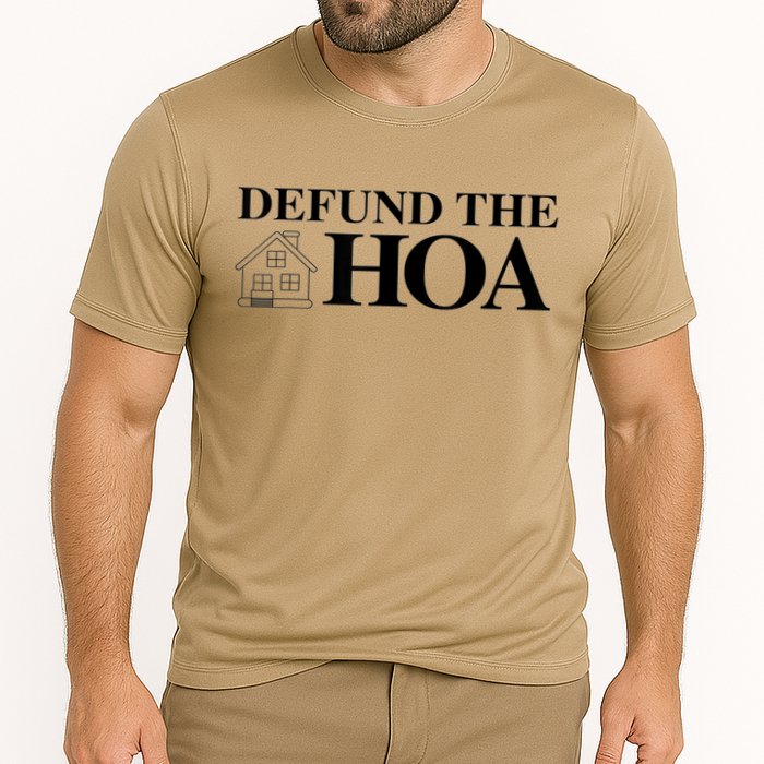 DEFUND THE HOA Homeowners Association Design Cooling Performance Crew T-Shirt