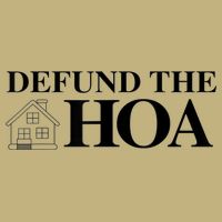 DEFUND THE HOA Homeowners Association Design Cooling Performance Crew T-Shirt