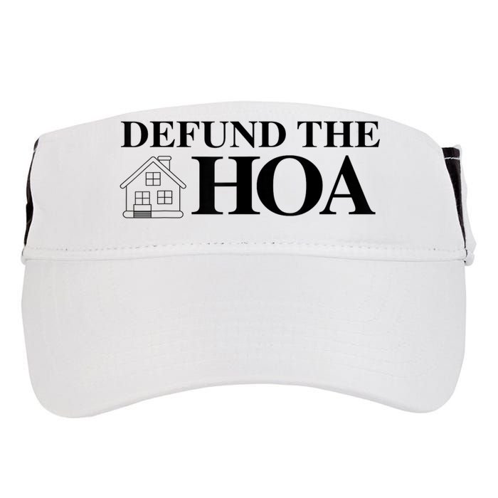 DEFUND THE HOA Homeowners Association Design Adult Drive Performance Visor