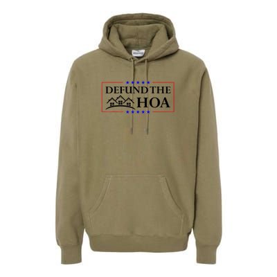 DEFUND THE HOA Homeowners Association Premium Hoodie