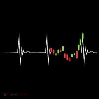 Day Trading Heartbeat EKG Pulse Stock Market Trader Toddler Long Sleeve Shirt