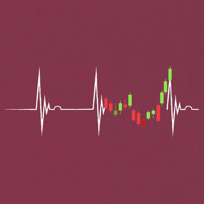 Day Trading Heartbeat EKG Pulse Stock Market Trader 16oz Travel Tumbler