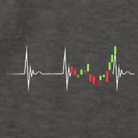 Day Trading Heartbeat EKG Pulse Stock Market Trader Vector Backpack