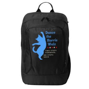 Dance The Harris Walz 2024 Cat Lady Vote Kamala Election City Backpack