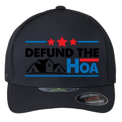 DEFUND THE HOA Homeowners Association Flexfit Unipanel Trucker Cap