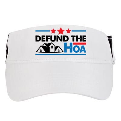 DEFUND THE HOA Homeowners Association Adult Drive Performance Visor