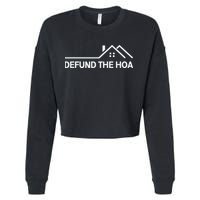 Defund The HOA Cropped Pullover Crew