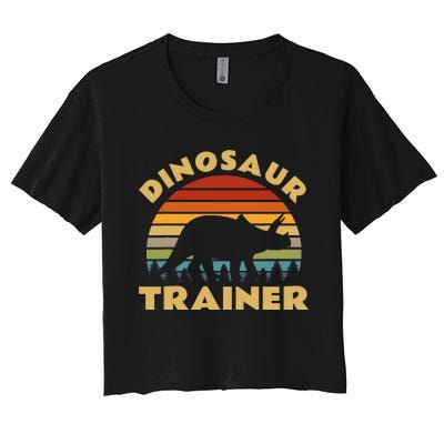 Dinosaur Trainer Halloween Costume Women's Crop Top Tee