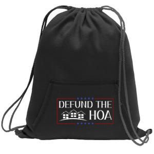 DEFUND THE HOA Homeowners Association Social Justice Sweatshirt Cinch Pack Bag