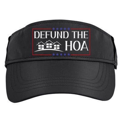 DEFUND THE HOA Homeowners Association Social Justice Adult Drive Performance Visor