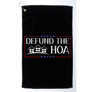 DEFUND THE HOA Homeowners Association Social Justice Platinum Collection Golf Towel