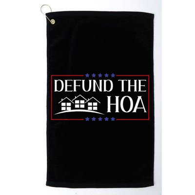 DEFUND THE HOA Homeowners Association Social Justice Golf Towel