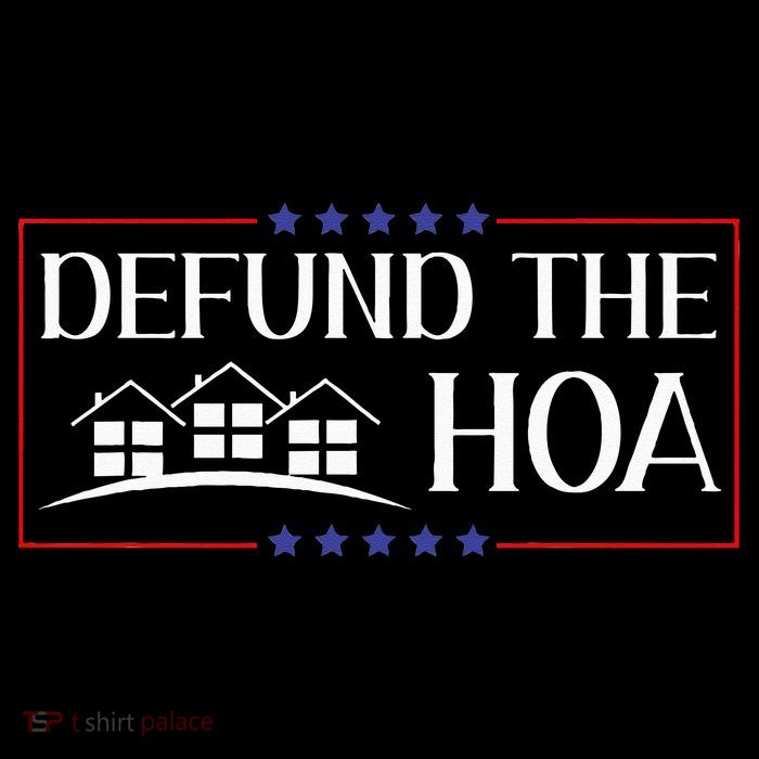 DEFUND THE HOA Homeowners Association Social Justice Women's V-Neck T-Shirt