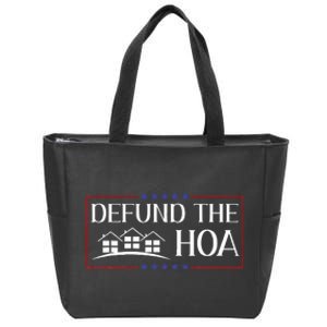 DEFUND THE HOA Homeowners Association Social Justice Zip Tote Bag