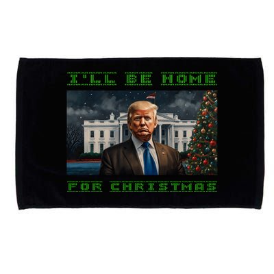 Donald Trump Ill Be Home For Christmas Inauguration Microfiber Hand Towel