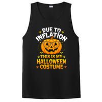 Due To Inflation This Is My Halloween Custome Pumpkin Funny PosiCharge Competitor Tank