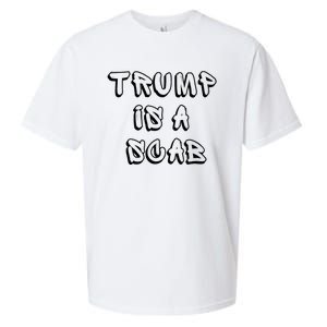 Donald Trump Is A Scab Vote Harris Sueded Cloud Jersey T-Shirt