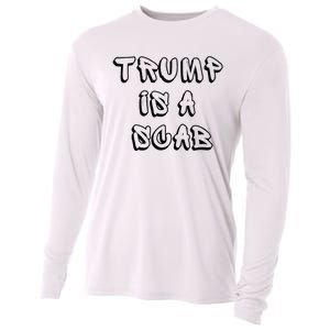 Donald Trump Is A Scab Vote Harris Cooling Performance Long Sleeve Crew