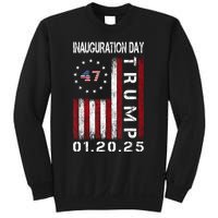 Donald Trump Inauguration Day 2025 47th President Usa Flag Sweatshirt