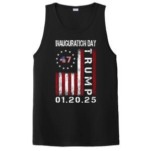 Donald Trump Inauguration Day 2025 47th President Usa Flag PosiCharge Competitor Tank