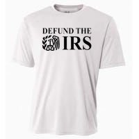 Defund The IRS Tax Return Patriot American Cooling Performance Crew T-Shirt