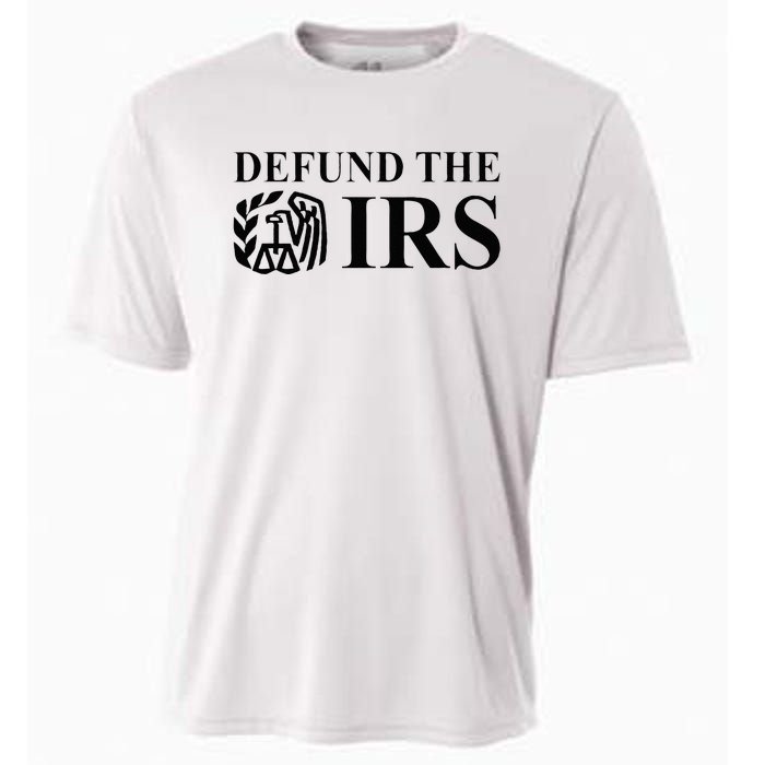 Defund The IRS Tax Return Patriot American Cooling Performance Crew T-Shirt