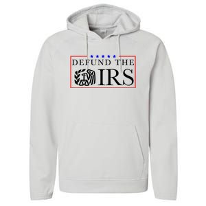 Defund The Irs Performance Fleece Hoodie