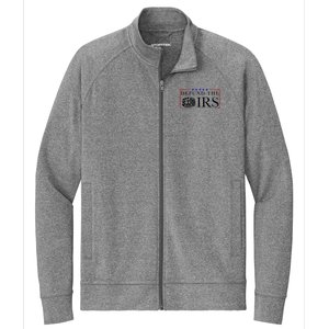 Defund The Irs Stretch Full-Zip Cadet Jacket