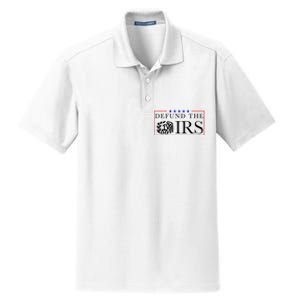 Defund The Irs Dry Zone Grid Polo