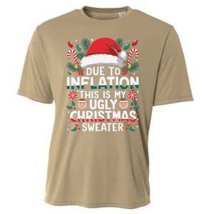 Due To Inflation This Is My Ugly Sweater For Christmas Cooling Performance Crew T-Shirt