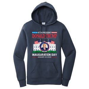 Donald Trump Inauguration Day 2025 47th Usa President Women's Pullover Hoodie