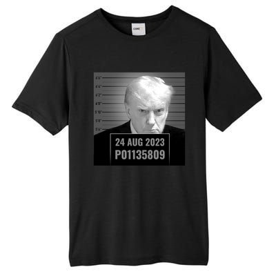 Trump 2024 Mugshot Trump Inmate P01135809 Tall Fusion ChromaSoft Performance T-Shirt