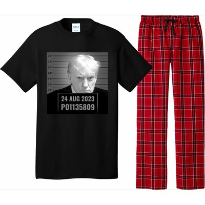 Trump 2024 Mugshot Trump Inmate P01135809 Pajama Set