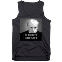 Trump 2024 Mugshot Trump Inmate P01135809 Tank Top