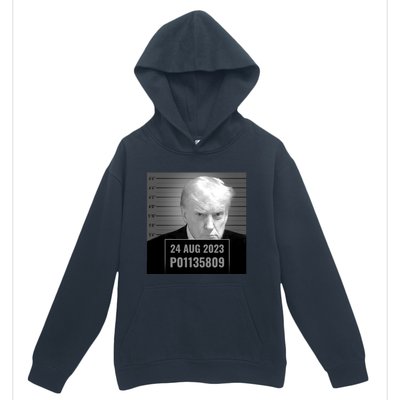 Trump 2024 Mugshot Trump Inmate P01135809 Urban Pullover Hoodie