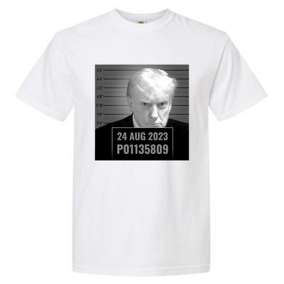 Trump 2024 Mugshot Trump Inmate P01135809 Garment-Dyed Heavyweight T-Shirt