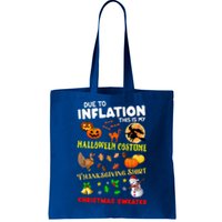 Due To Inflation This Is My Thanksgiving Xmas Tote Bag