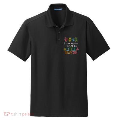 Daycare Teacher I Love My Job For All The Little Reasons Dry Zone Grid Polo