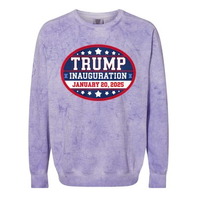 Donald Trump Inauguration Day 2025 Colorblast Crewneck Sweatshirt