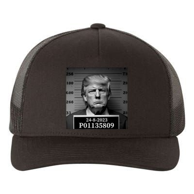 Trump 2024 Mugshot Trump Inmate P01135809 Yupoong Adult 5-Panel Trucker Hat