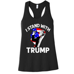 Donald Trump Indicted I Stand With Trump Support Trump For Trump Lovers Women's Racerback Tank