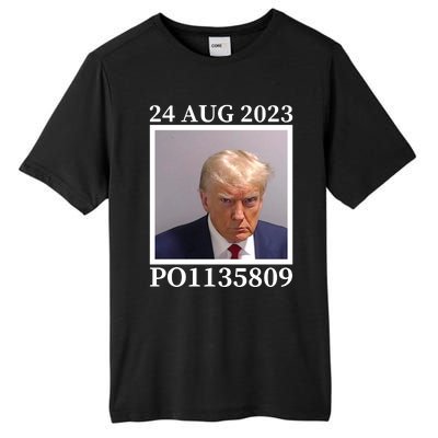 Trump 2024 Mugshot Trump Inmate P01135809 Tall Fusion ChromaSoft Performance T-Shirt