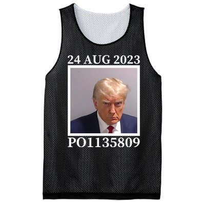 Trump 2024 Mugshot Trump Inmate P01135809 Mesh Reversible Basketball Jersey Tank