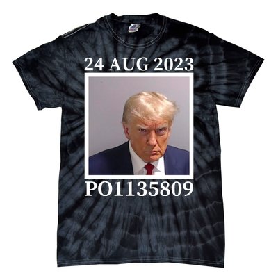 Trump 2024 Mugshot Trump Inmate P01135809 Tie-Dye T-Shirt