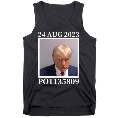 Trump 2024 Mugshot Trump Inmate P01135809 Tank Top